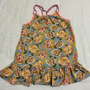Girls Matilda Jane Floral Rope Strap Tank Top Size 10